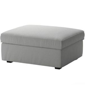 IKEA KIVIK Cover for Ottoman Orrsta Light Gray Slipcover 602.786.60